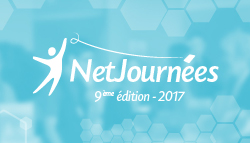 NetJournees KitMedia logo fond bleu